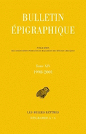 Bulletin épigraphique, t. XIV, 1998-2001